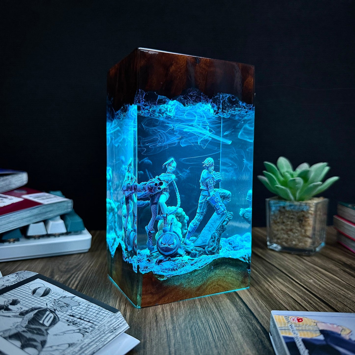 Jinx & Vi Arcane Resin Lamp