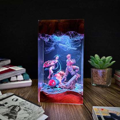 Jinx & Vi Arcane Resin Lamp