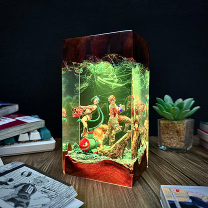 Jinx & Vi Arcane Resin Lamp