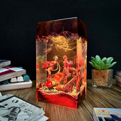 Jinx & Vi Arcane Resin Lamp