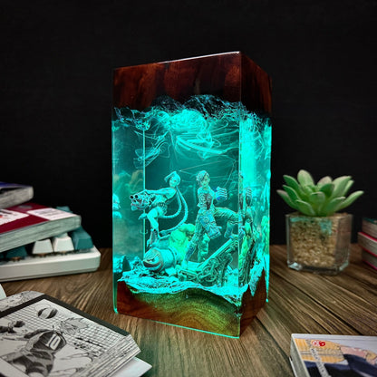 Jinx & Vi Arcane Resin Lamp