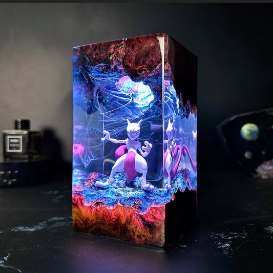 Mewtwo Resin Lamp