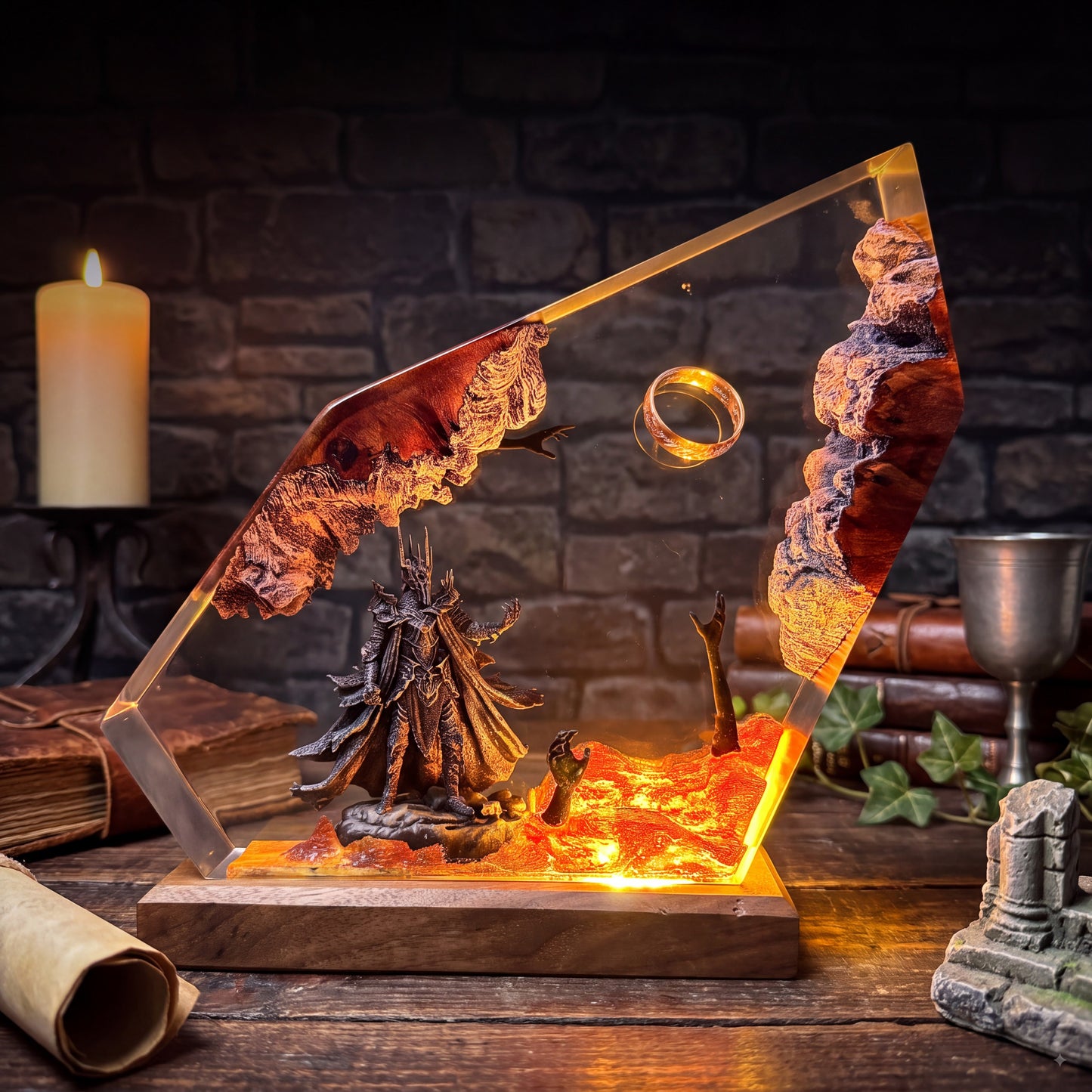 Sauron Lava LOTR Resin Lamp