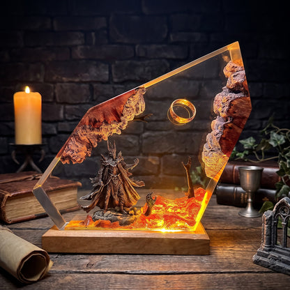 LOTR Resin Lamp