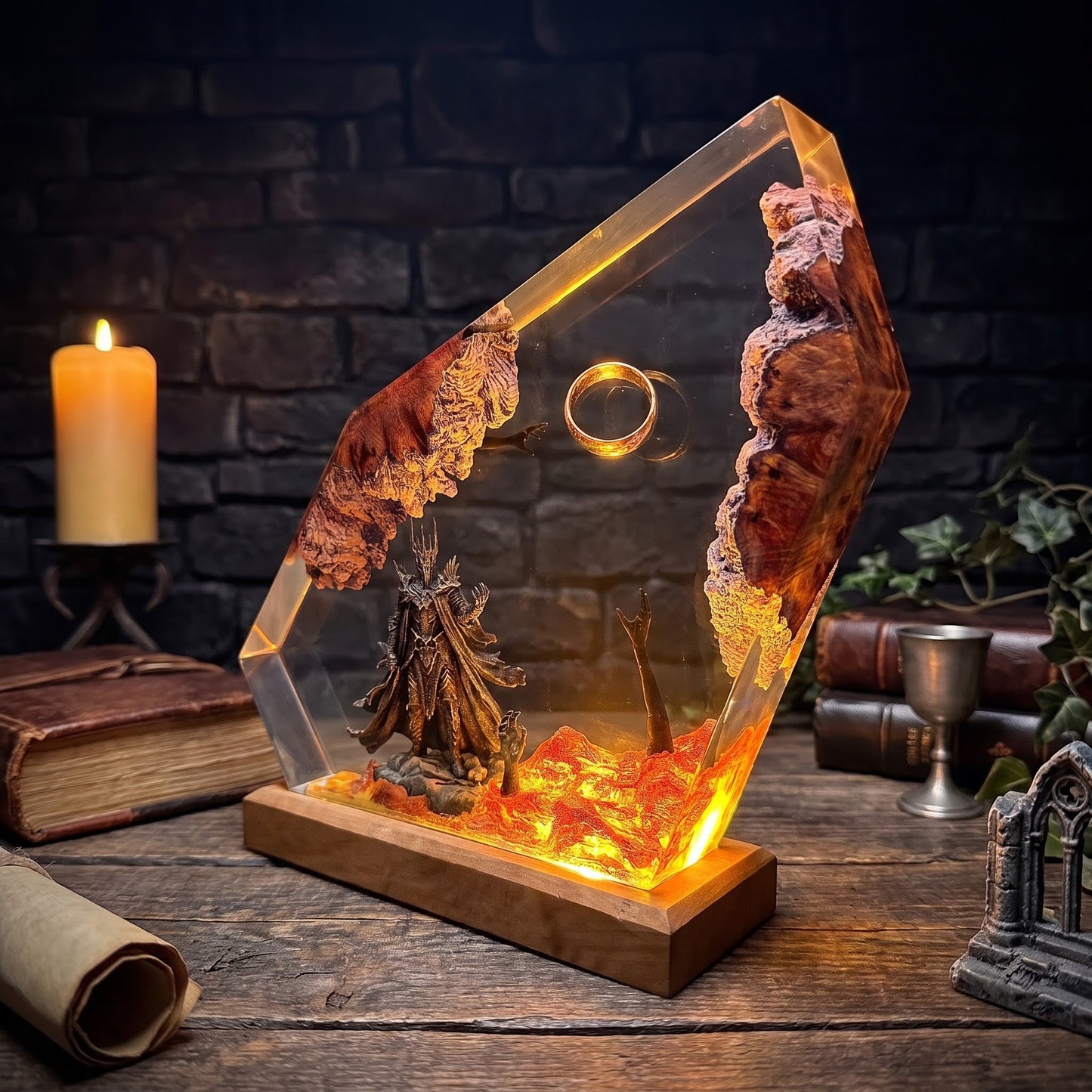 Sauron Lava LOTR Resin Lamp
