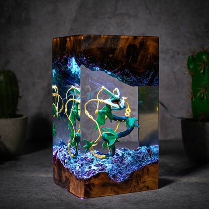 Rayquaza Mega Resin Lamp