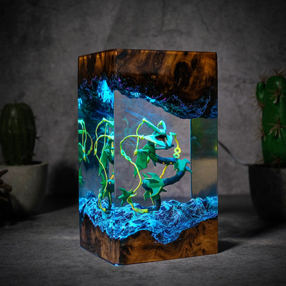 Rayquaza Mega Resin Lamp