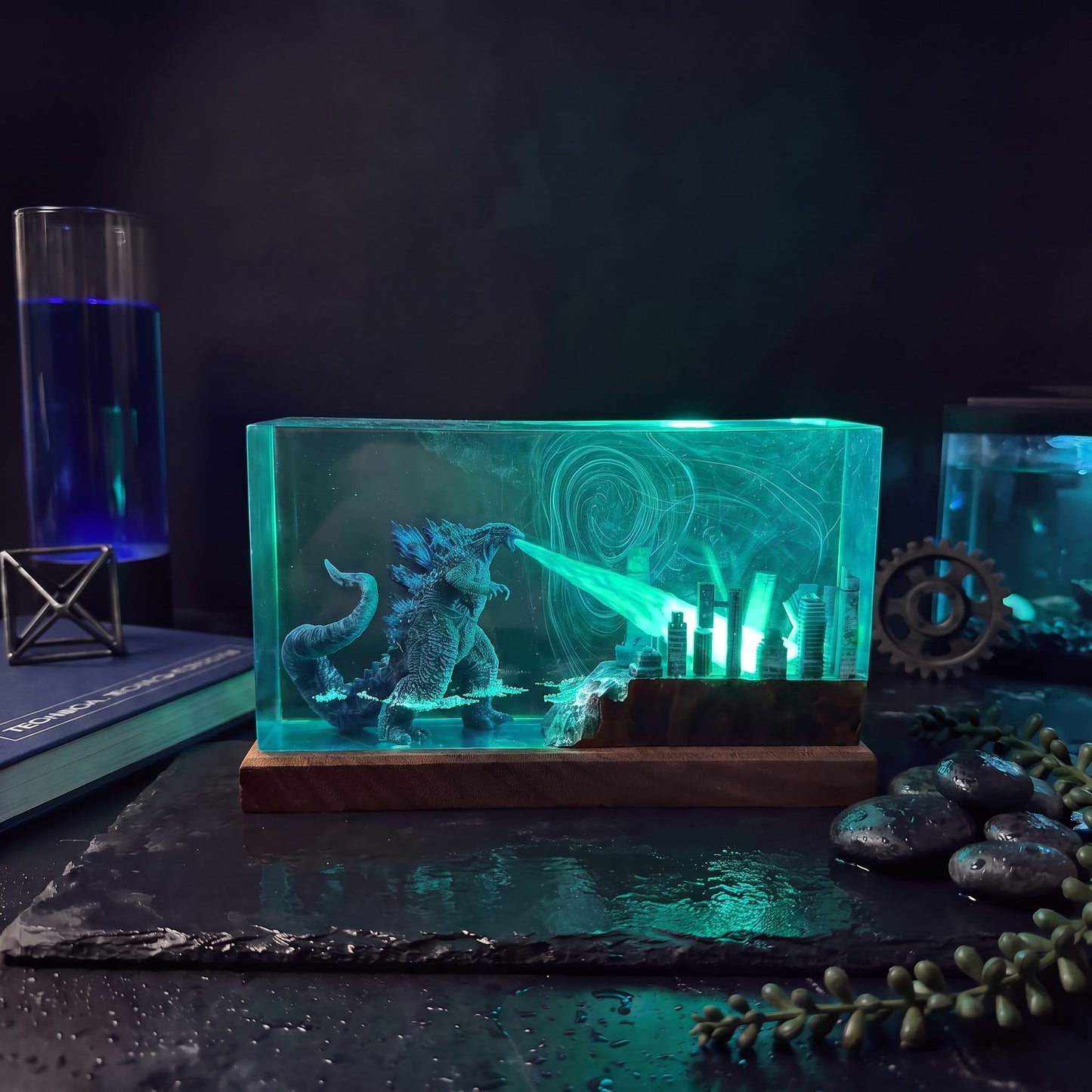 Godzilla 2 Resin Lamp