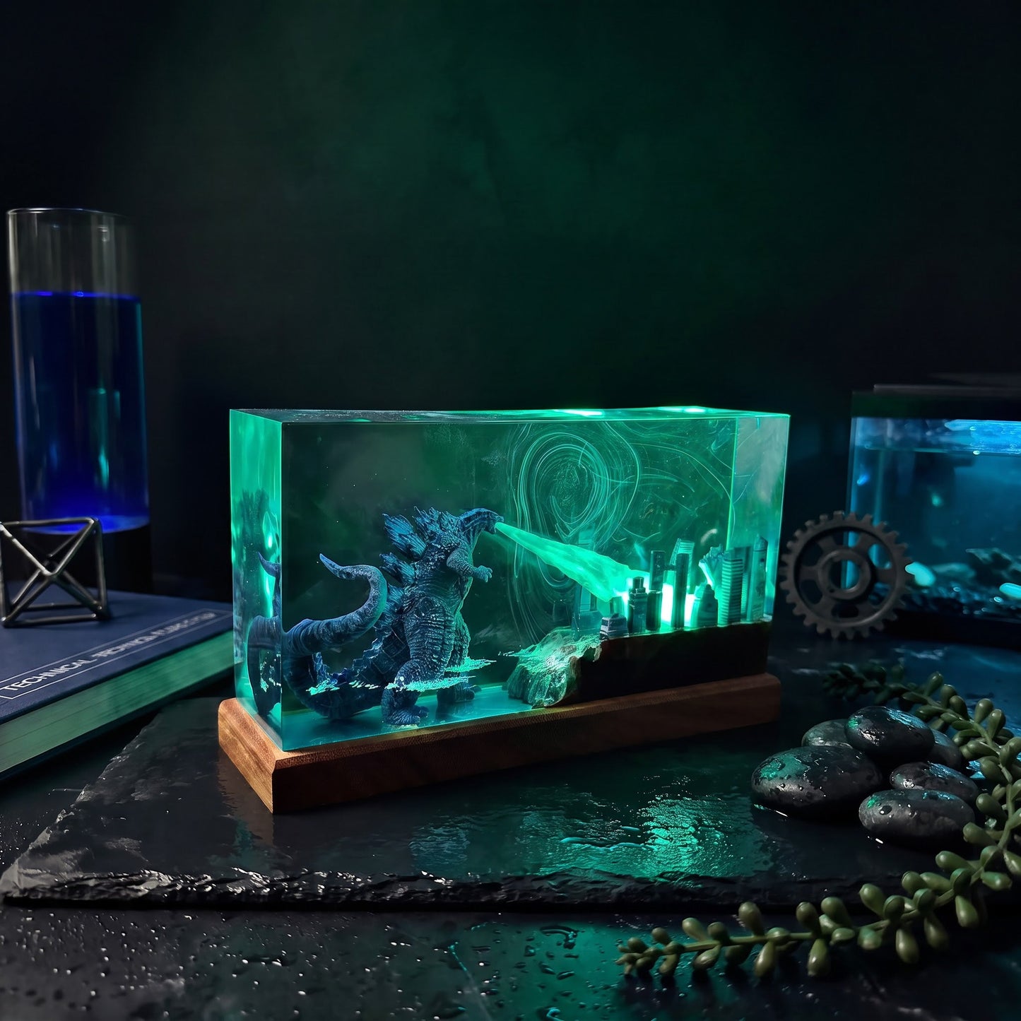 Godzilla 2 Resin Lamp