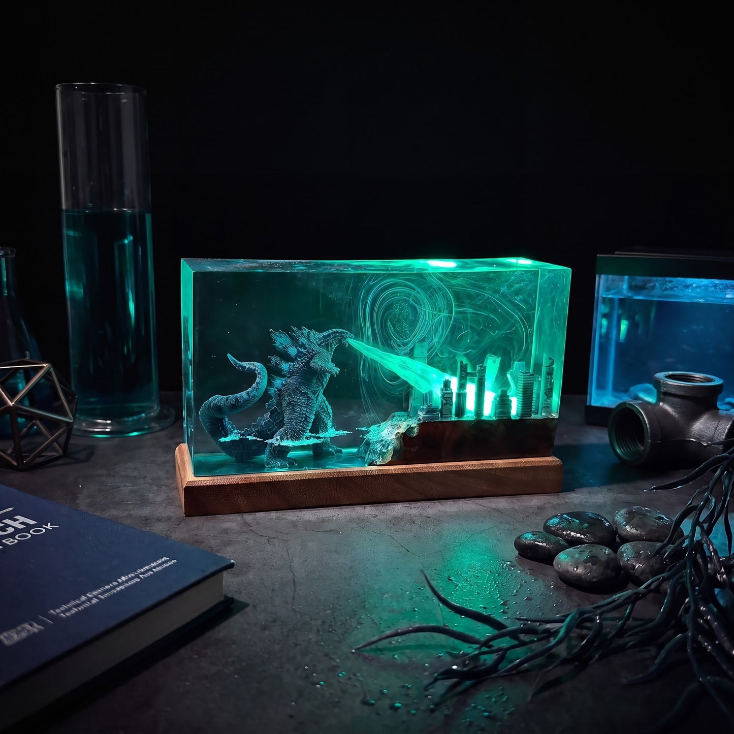 Godzilla 2 Resin Lamp