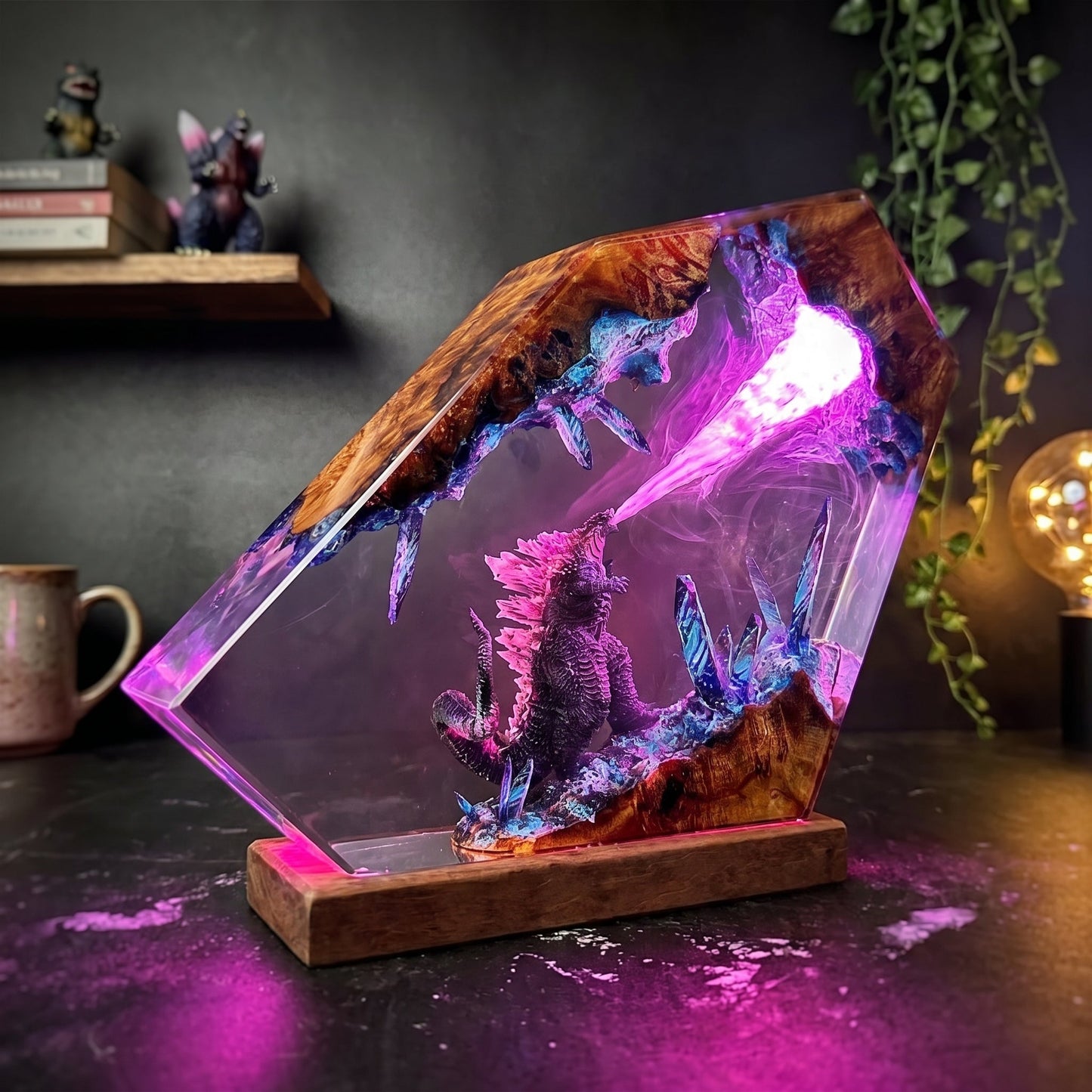 Godzilla 4 Resin Lamp