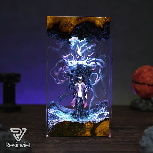 Jin-Woo & Beru Resin Lamp