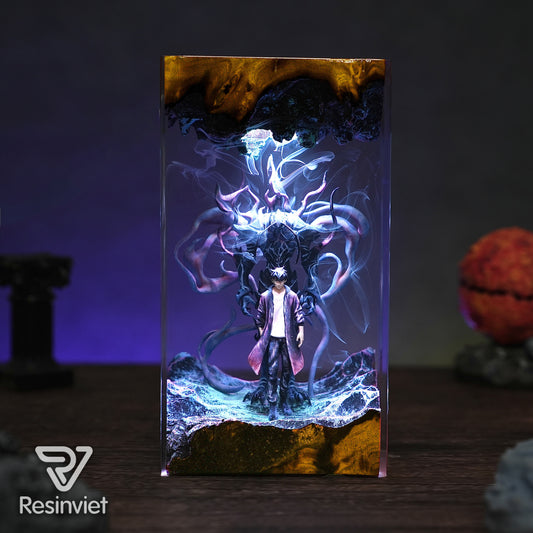 Jin-Woo & Beru Resin Lamp