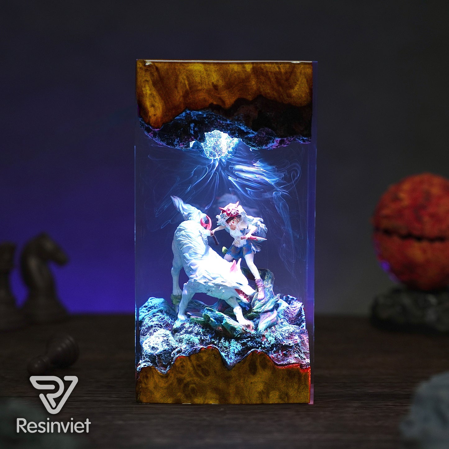 Mononoke Resin Lamp