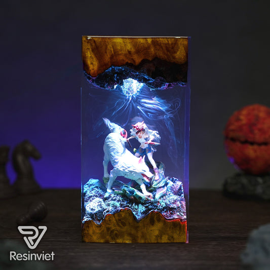 Mononoke Resin Lamp