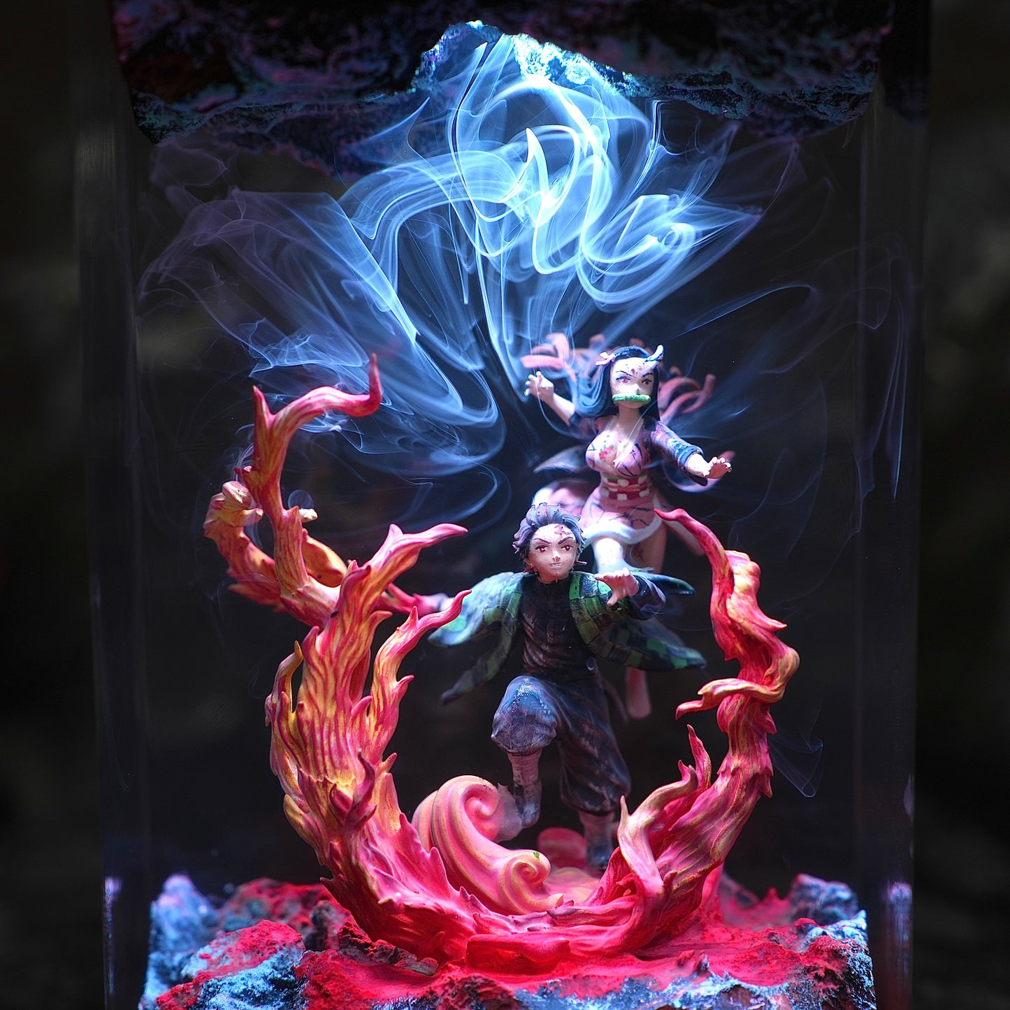 Tanjiro & Nezuko Resin Lamp