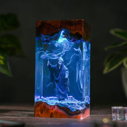 The Scream Resin Lamp