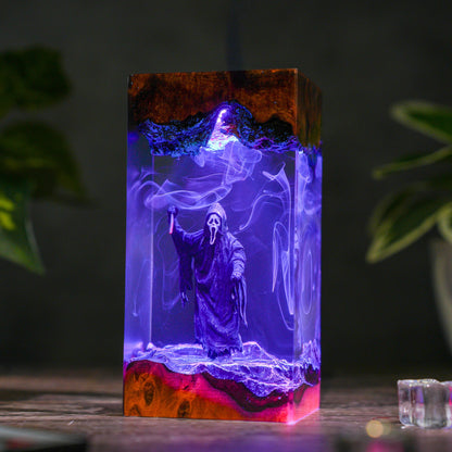 The Scream Resin Lamp