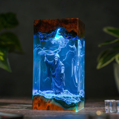 The Scream Resin Lamp