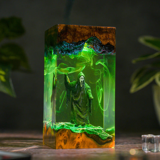 The Scream Resin Lamp