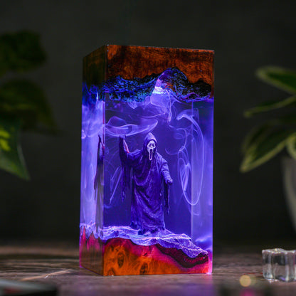 The Scream Resin Lamp
