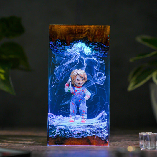Chucky Resin Lamp