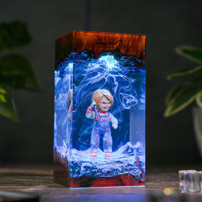 Chucky Resin Lamp