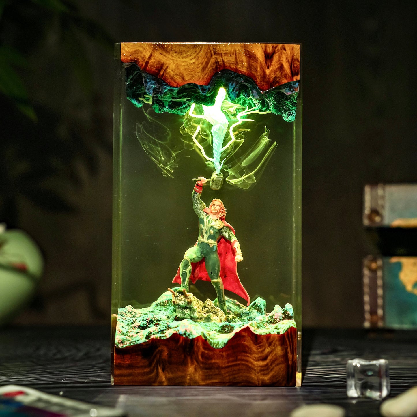 Thor Eternal Thunder Resin Lamp