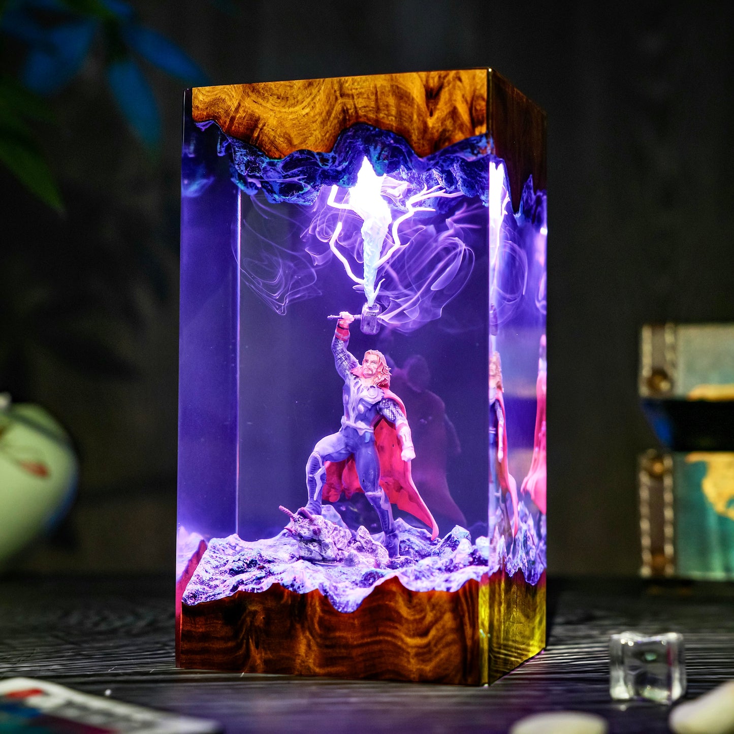 Thor Eternal Thunder Resin Lamp