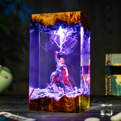 Thor Eternal Thunder Resin Lamp