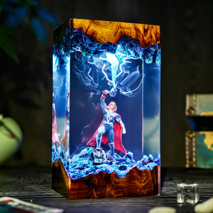 Thor Eternal Thunder Resin Lamp