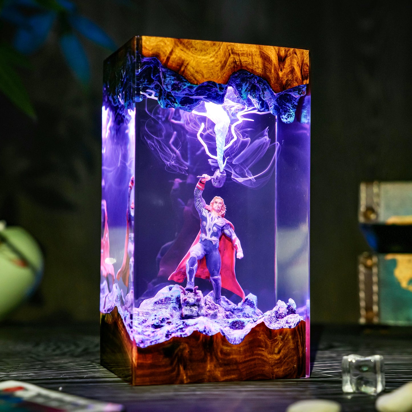 Thor Eternal Thunder Resin Lamp
