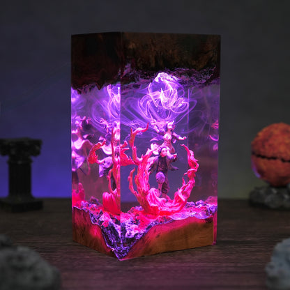 Tanjiro & Nezuko Resin Lamp