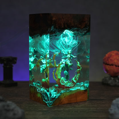 Tanjiro & Nezuko Resin Lamp
