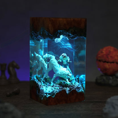Mononoke Resin Lamp