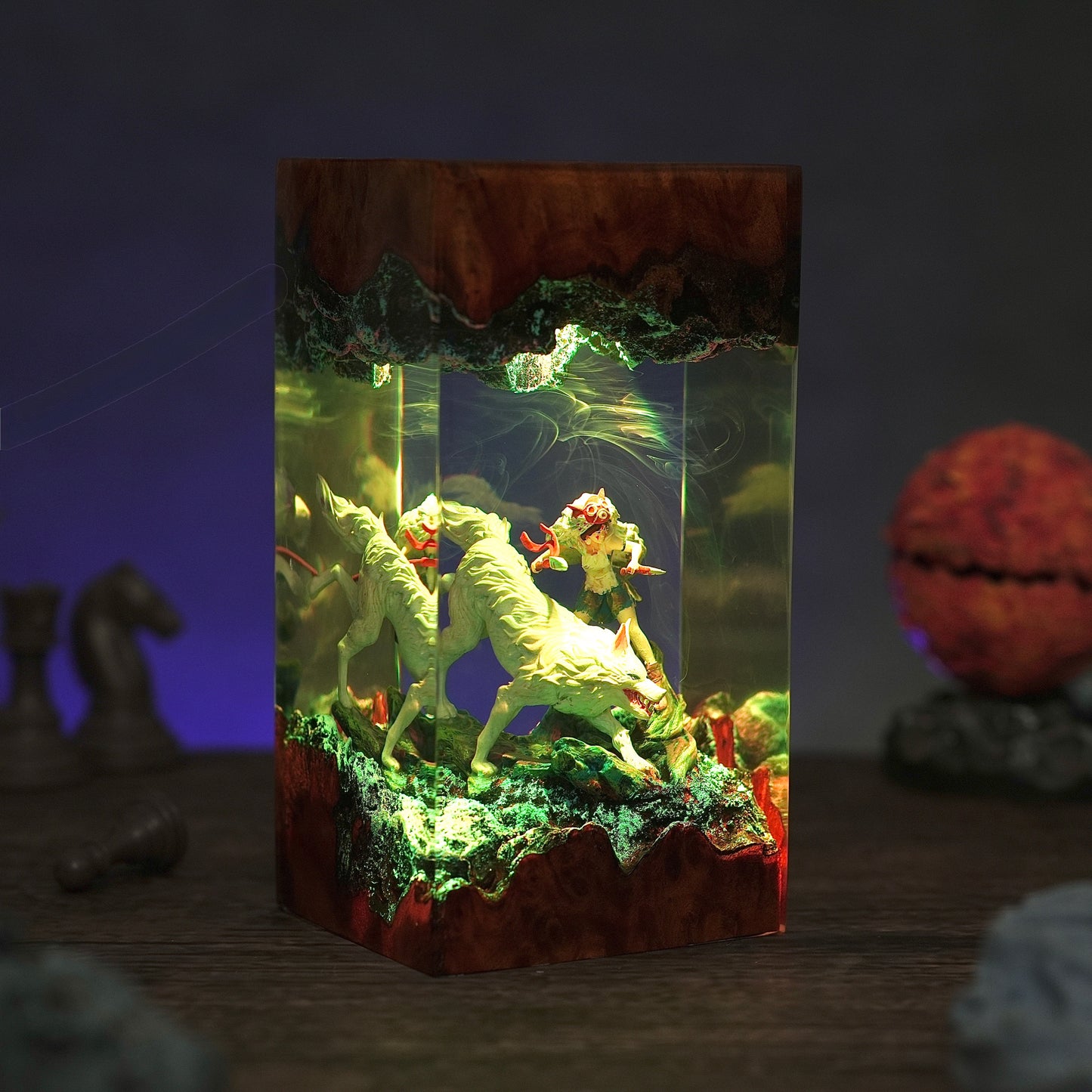 Mononoke Resin Lamp