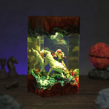 Mononoke Resin Lamp