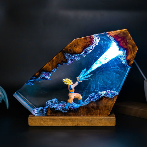 Goku Resin Lamp
