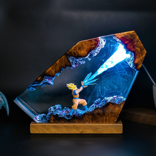 Goku Resin Lamp