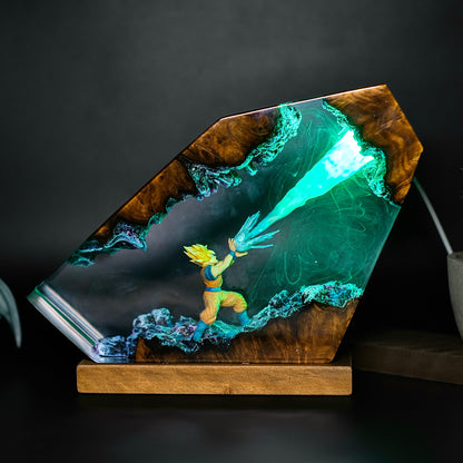 Goku Resin Lamp