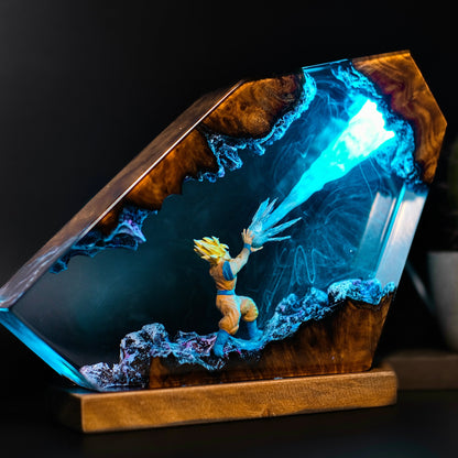 Goku Resin Lamp
