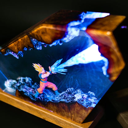Goku Resin Lamp