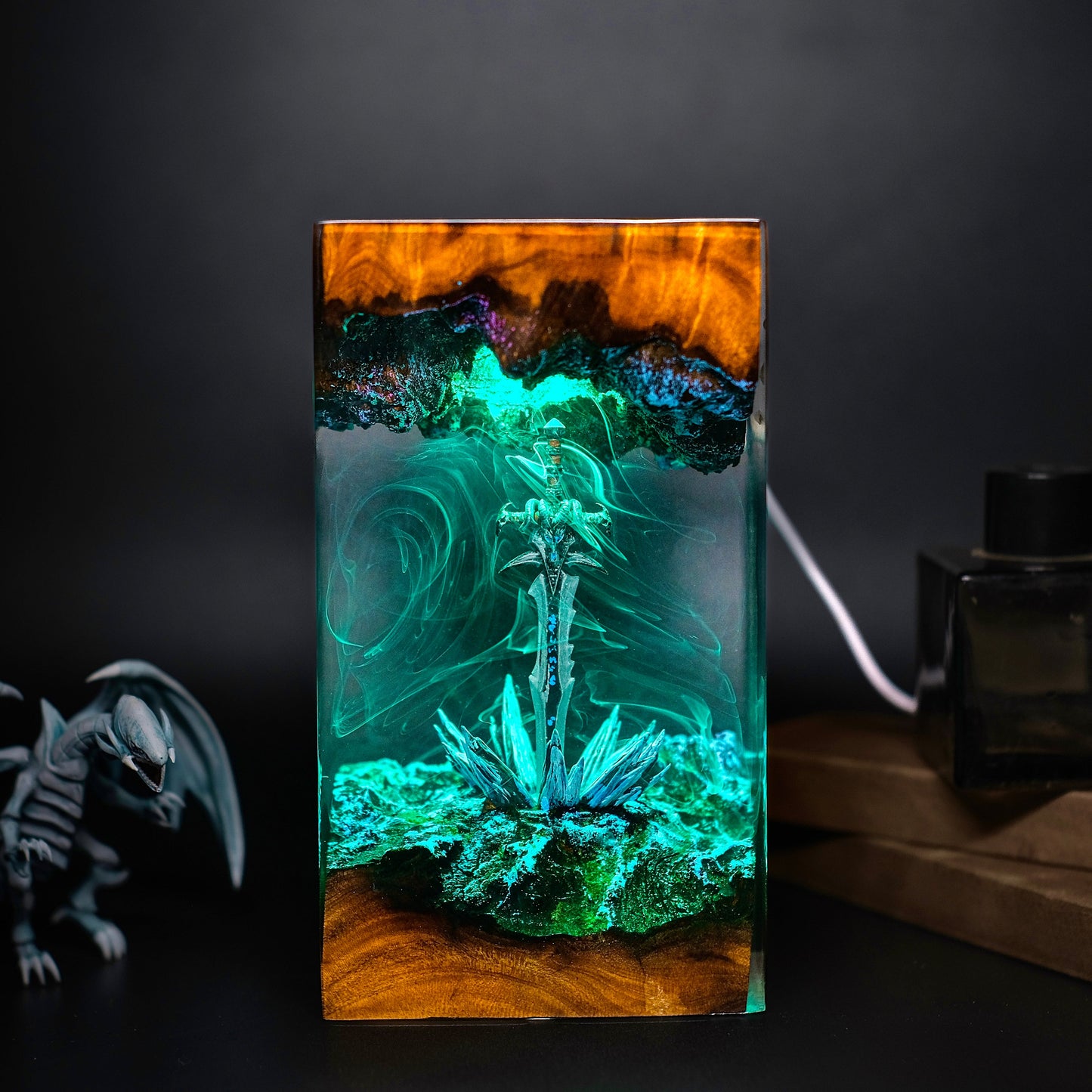 Frostmourne Resin Lamp