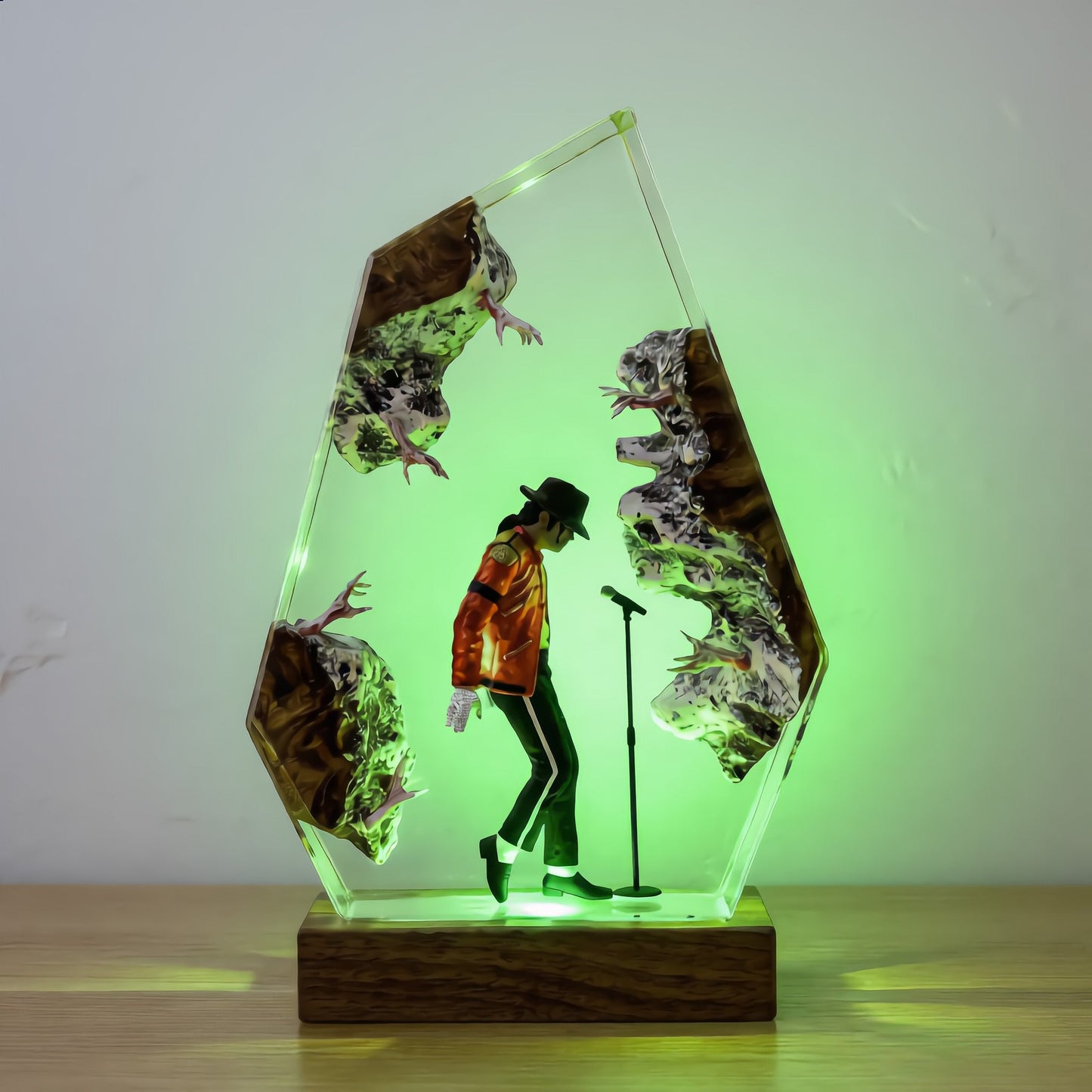 The Music King: Anti-Gravity Dance Resin Lamp