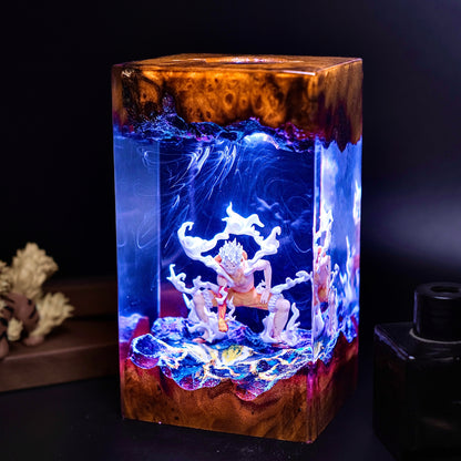 Luffy Resin Lamp