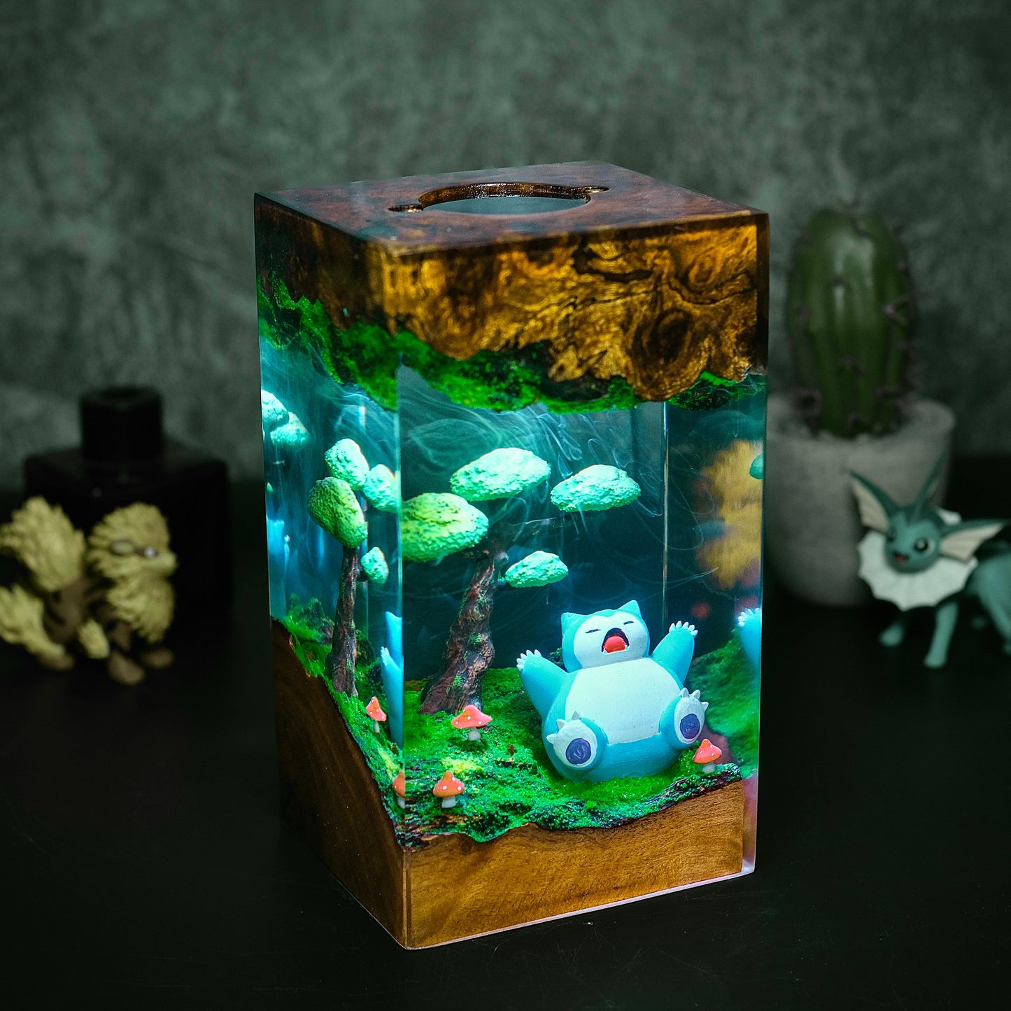 Snowlax Resin Lamp