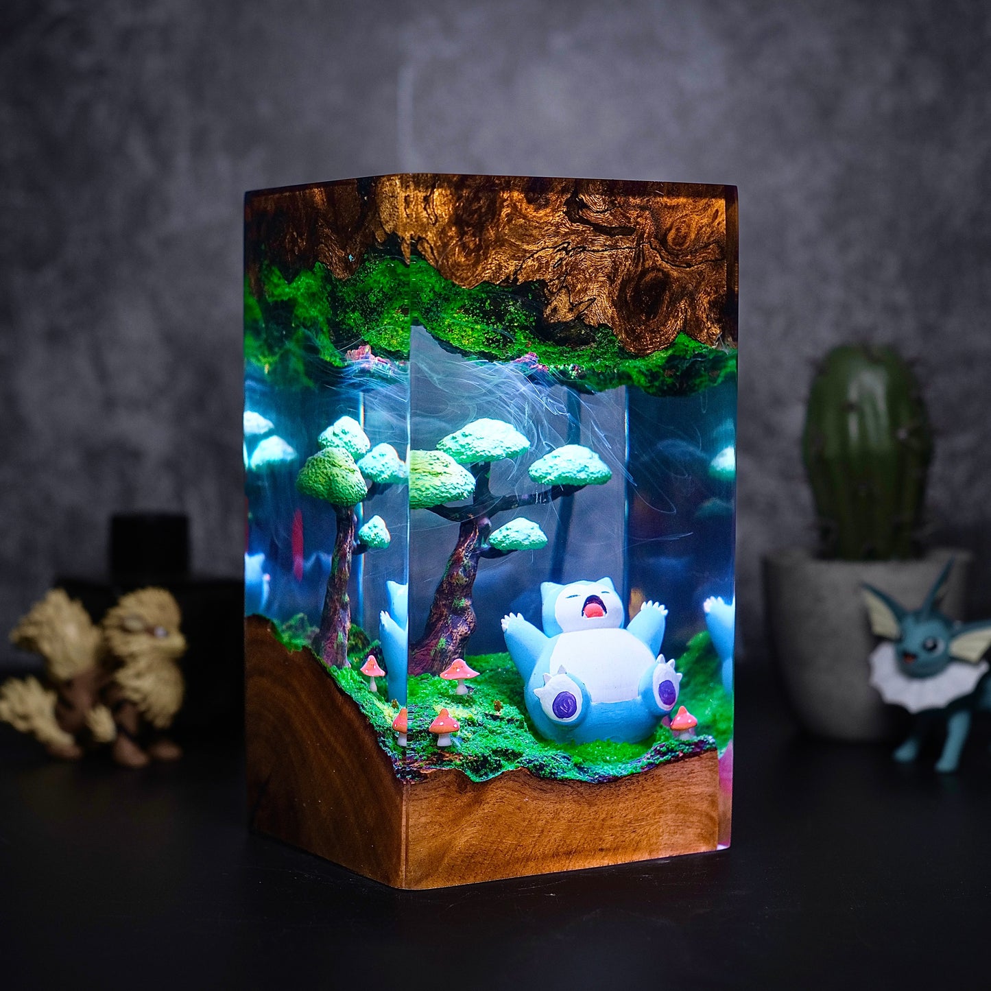Snowlax Resin Lamp