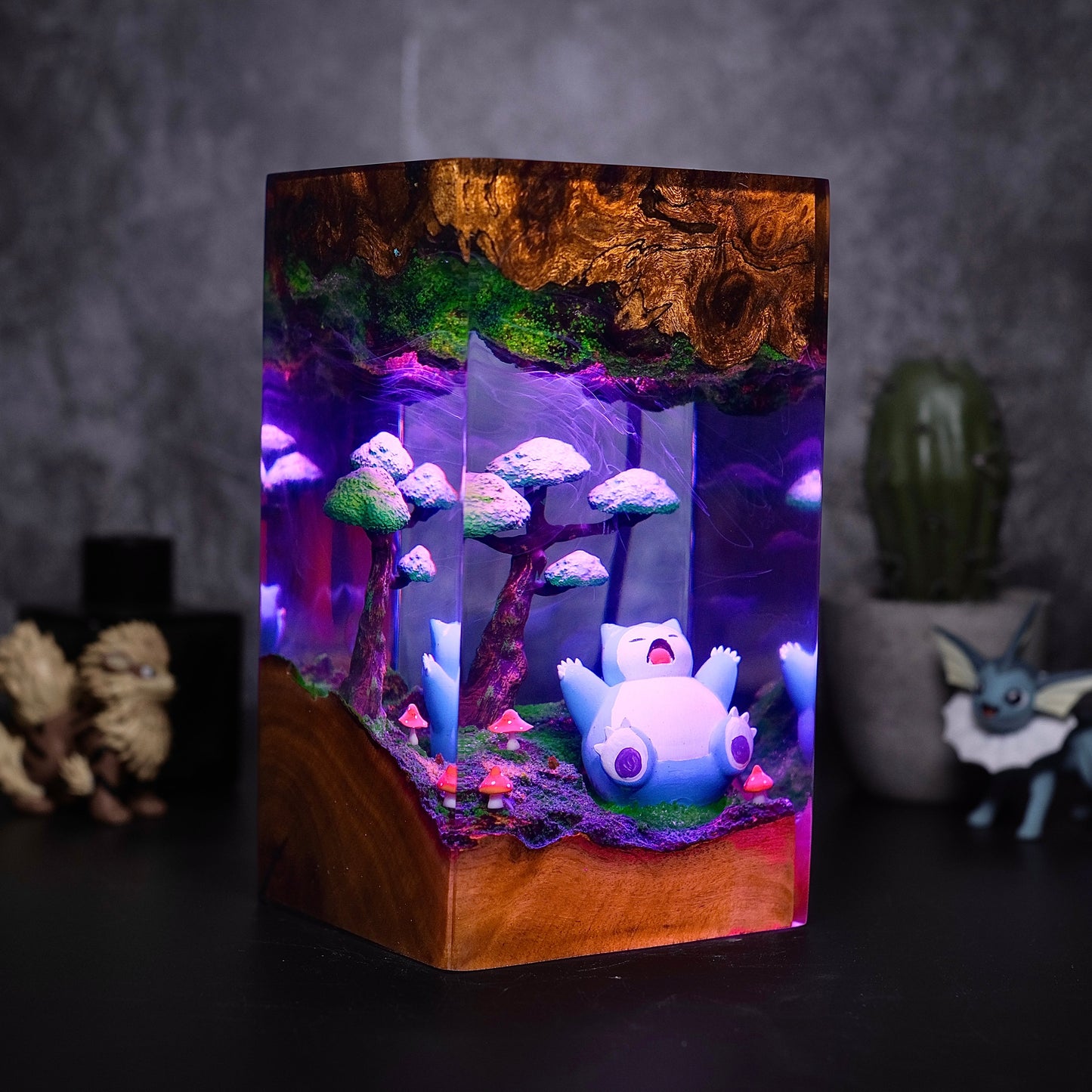 Snowlax Resin Lamp