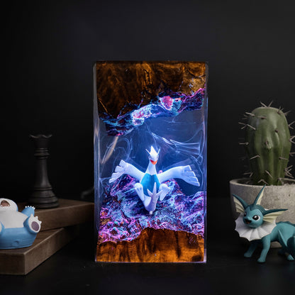 Lugia Resin Lamp