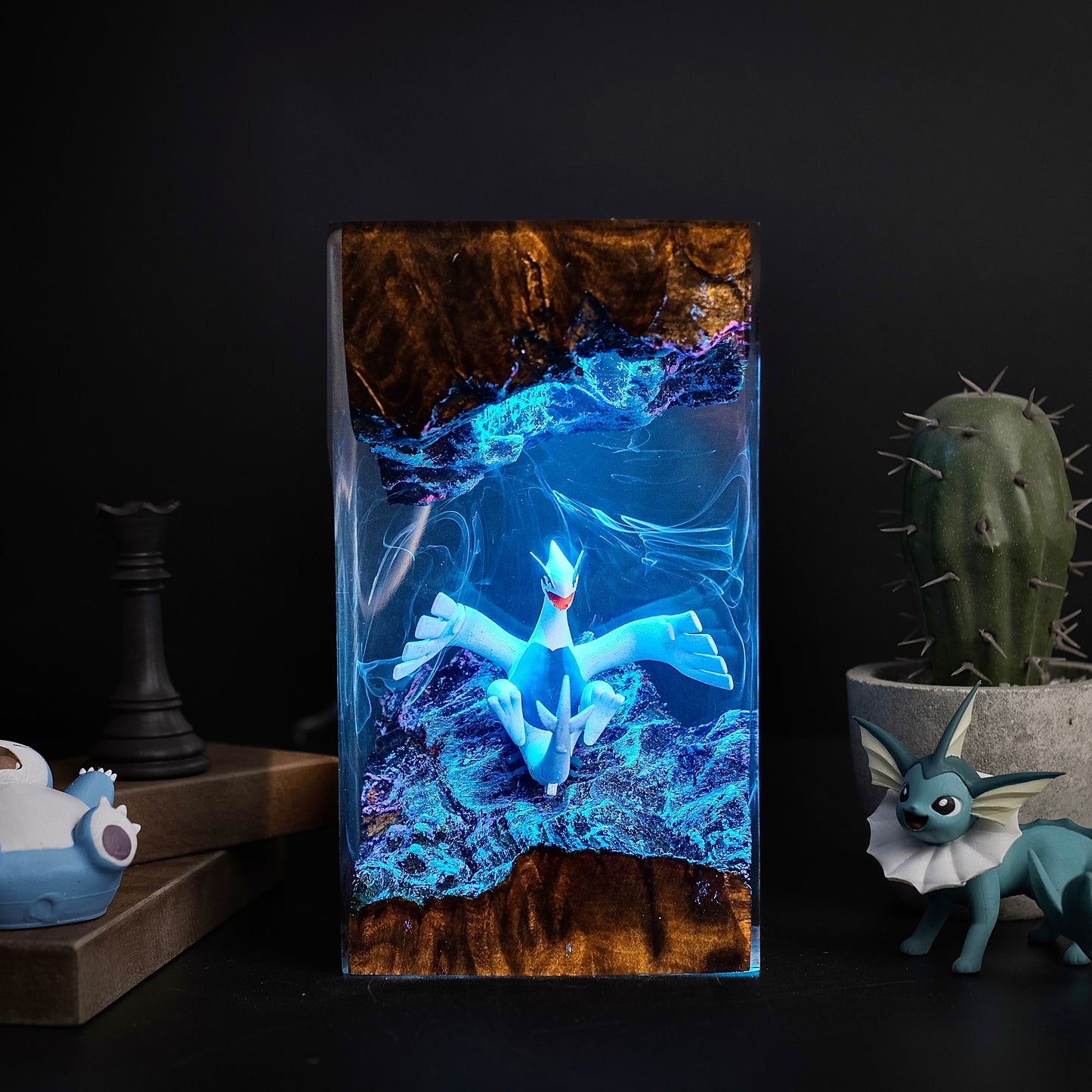 Lugia Resin Lamp